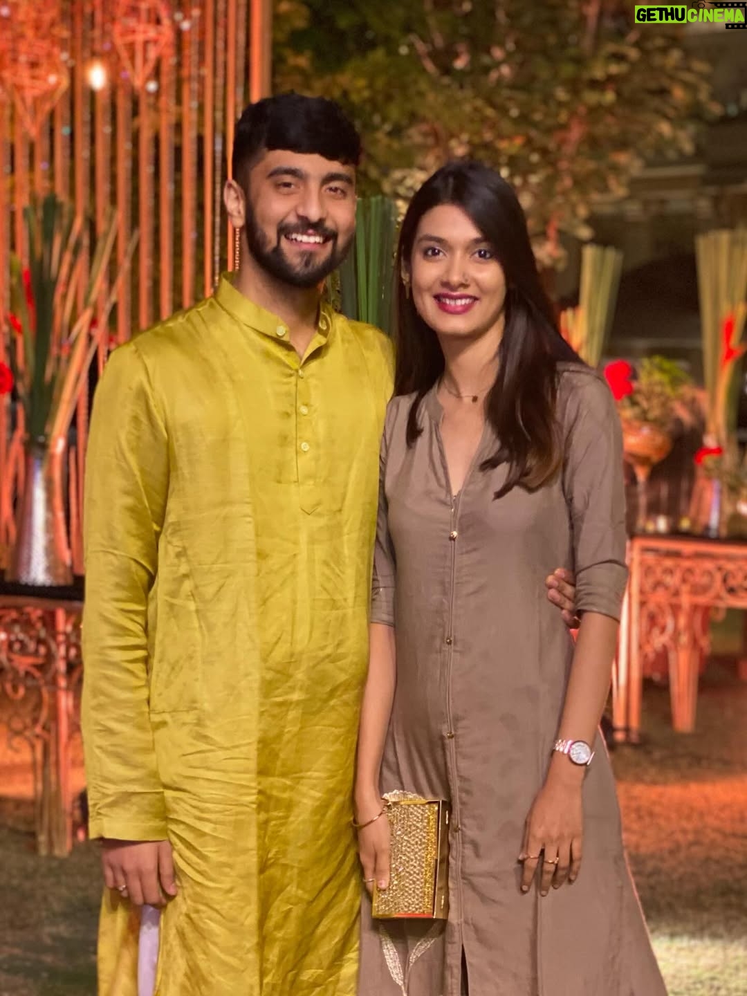 Pooja Bafna - 117.5K Likes - 5 years ago - the first wedding we attended as a married couple. Beautiful memories and swipe till the end to see our favourite photo 🫶🏻🧡🧿