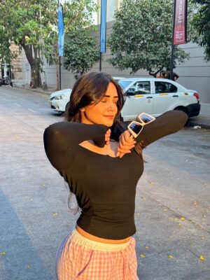 Pooja Jain Instagram - 🎀🌻
Outfit @savana
Use my coupon code ‘Pooja26’ for some additional discounts 🤍
{shoot, sunlight, lookbook, outfit }
#explorepage #outfit #foryou #pajamas #aesthetic