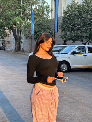 Pooja Jain Instagram - 🎀🌻
Outfit @savana
Use my coupon code ‘Pooja26’ for some additional discounts 🤍
{shoot, sunlight, lookbook, outfit }
#explorepage #outfit #foryou #pajamas #aesthetic