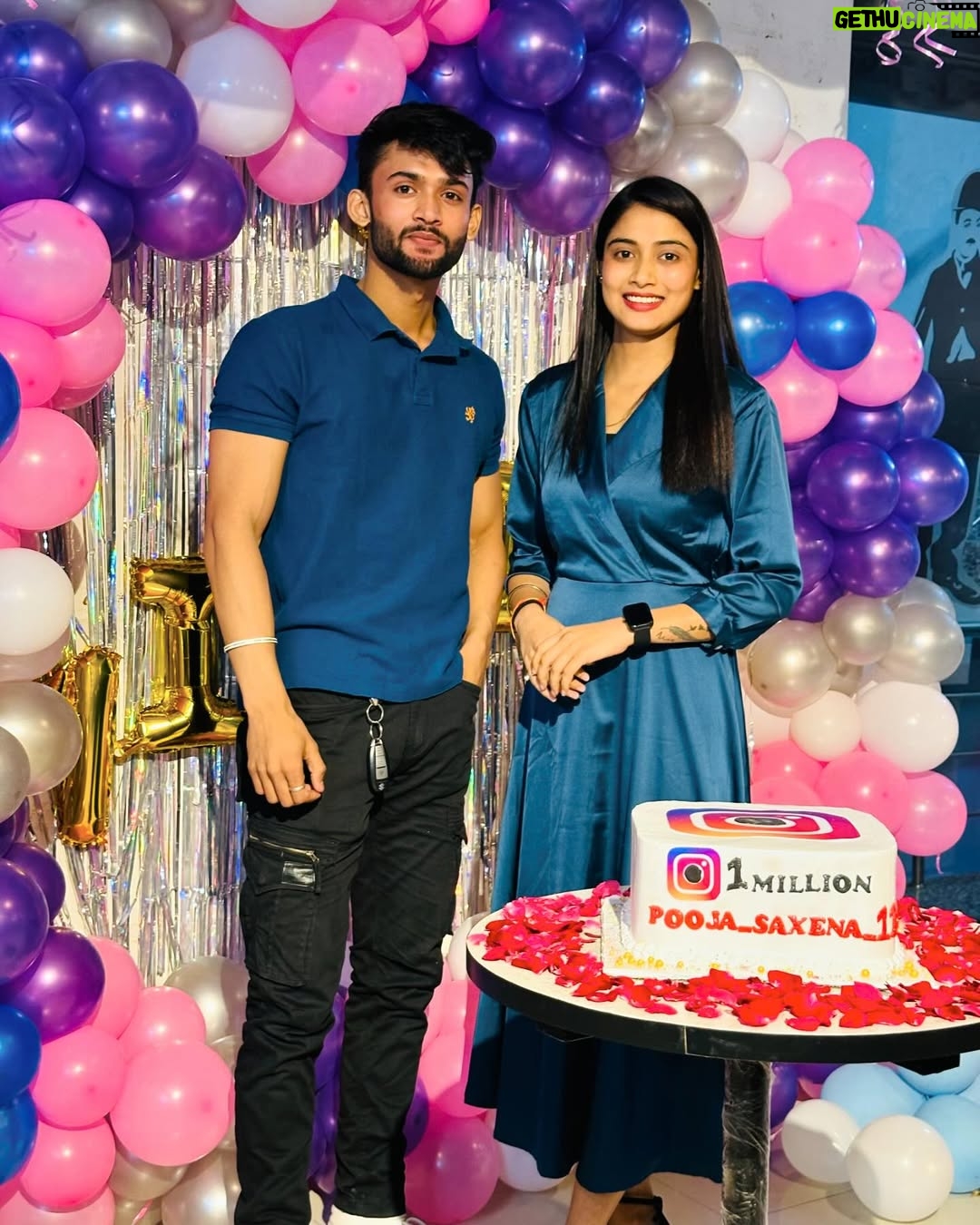 Pooja Saxena - 20.3K Likes - Thank You Everyone today we reached the mark of 1 million and all the credit goes to you all …Thank you So Much 🥹❤️🙏🏻