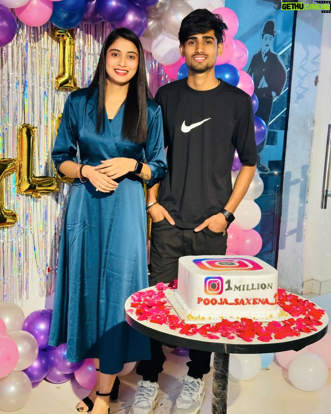 Pooja Saxena - 20.3K Likes - Thank You Everyone today we reached the mark of 1 million and all the credit goes to you all …Thank you So Much 🥹❤️🙏🏻