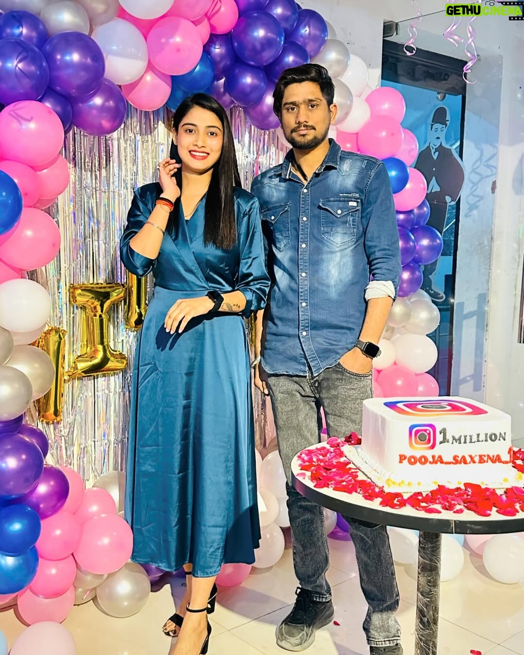 Pooja Saxena - 20.3K Likes - Thank You Everyone today we reached the mark of 1 million and all the credit goes to you all …Thank you So Much 🥹❤️🙏🏻