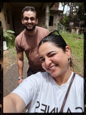 Prableen Kaur Bhomrah Instagram - A hot minute with all my boys 🥰
@charaavi_studio outfit!