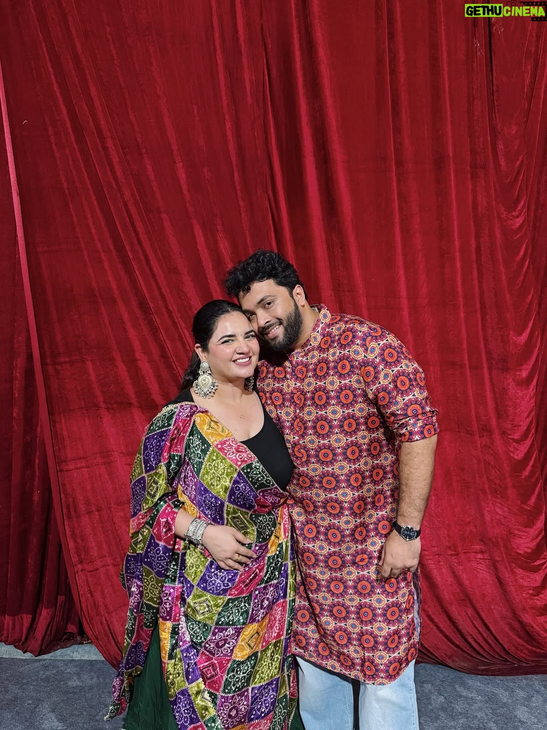 Prableen Kaur Bhomrah - 11.7K Likes - Went for garba for the last time as gf & bf 🥹🥰 (we’re going to be hubby wifeyyyy next timeeeeee) 

🧿🧿🧿