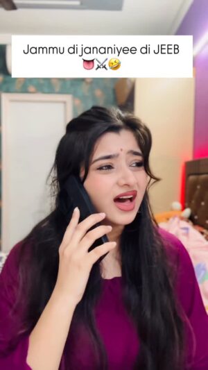 Pratiksha Kant Instagram - Jammu di jananiyee di JEEB 👅⚔️🤣

#jammu #jammureels #funnyreelsvideo #viral #trending #jammufunnyvideos #jammufunnydose #dogrifunnyvideos #dogrifunnyreels #dogri #dogreel #jammudikudi #jammuupdates #jammukashmir #foryou #explorepage✨ #trending #pratikshakantt #pratiksha14_9 #pratikshakantofficial