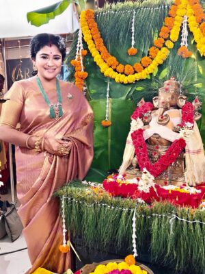 Preethi Sanjiv Instagram - Happy Vinayaka chaturthi 🙏🙏🙏