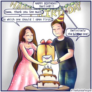 Preethi Singh Instagram - Ep.2 The Ideal Gift!
The Karela People
Illustrator- @undotts.comics
.
.
.
.
.
.
.
.
.
.
#comics #comic #funny #comedy #couplegoals #couples #humor #couplecomics #thekarelapeople