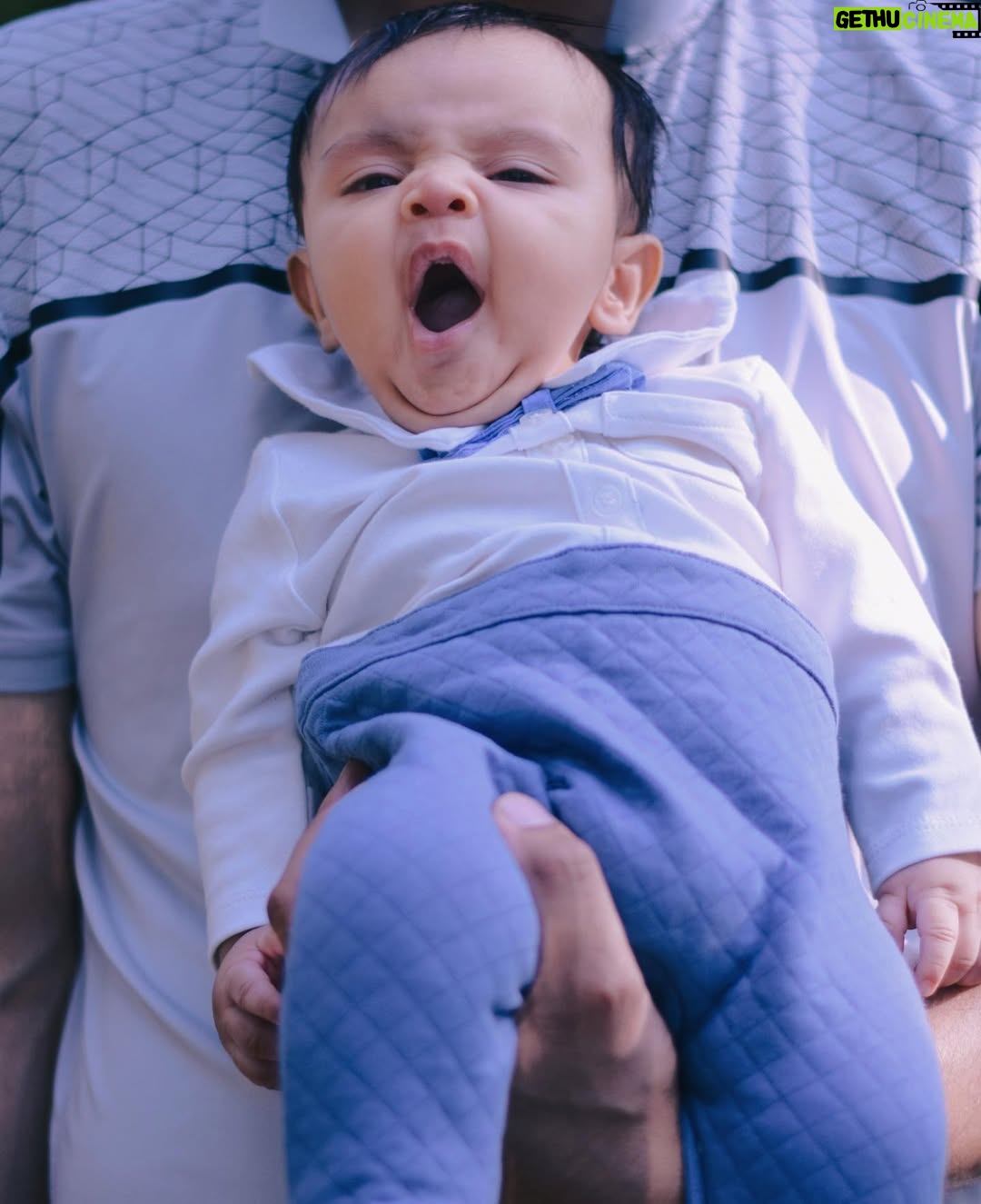 Preethi Singh - 18.2K Likes - Taksh turned 3 months today!💙 Guess he doesn’t share the same enthusiasm as me when it comes to a photoshoot!😆

Baby outfit- @mothercare_india

#baby #3monthsold #3months #babiesofinstagram #babies #babyblogger