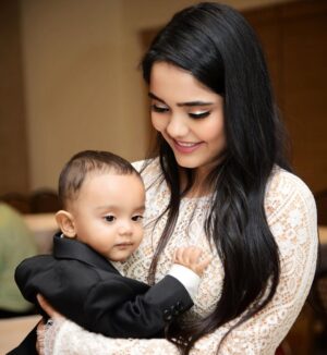 Preethi Singh Instagram - Taksh’s first birthday🧿

Outfit- @zabellaofficial