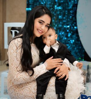 Preethi Singh Instagram - Taksh’s first birthday🧿

Outfit- @zabellaofficial