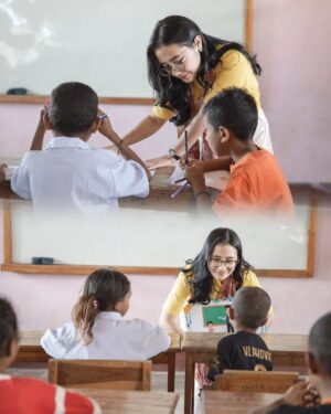 Prilly Latuconsina Instagram - Foto ini diambil saat aku mengajar di SD Inpres Soe Un Desa Kuatae NTT ❤️
Sebelum kerusuhan pecah, sebelum hiruk-pikuk mengguncang.
Semakin jauh aku melangkah, semakin terbuka mataku melihat wajah lain dari negeri ini.
Di balik alam yang begitu indah membentang, ada suara-suara yang tak terdengar, ada hak-hak yang direnggut diam-diam.
Namun dengan segala keterbatasan, saat aku bertanya apa mimpi mereka, semuanya menjawab dengan penuh semangat. Ada yang bermimpi menjadi Dokter, Perawat, Pemain Bola hingga Astronout.
Sungguh semangat mereka langsung menular ke dalam diri ini.
Sejak mata ini melihat sisi yang jarang terlihat, aku jadi malu untuk mengeluh tentang hidup.
Di pelosok, ada begitu banyak senyuman yang lahir di atas ketidakadilan.
Semoga setiap harapan di balik senyuman itu tak pernah padam—hingga mimpi yang terasa mustahil bisa kita wujudkan bersama.
Cepat pulih, Indonesiaku 🇮🇩
#AdoptADream