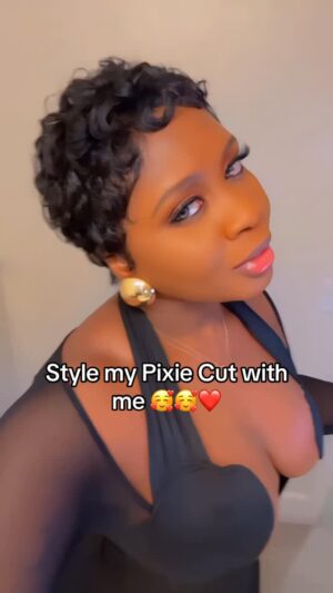 Princess Shingle Instagram - Did I do good at styling my own pixie cut, rate me below 👇🏾