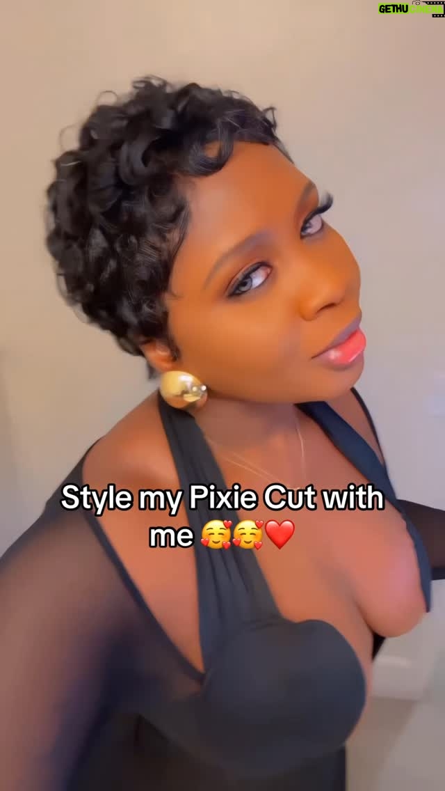 Princess Shingle - 7.4K Likes - Did I do good at styling my own pixie cut, rate me below 👇🏾