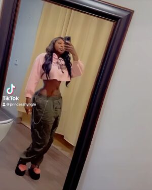 Princess Shingle Instagram - She holds it down,up and together. 
She’s a goddess 👑 🩷💘 #gambianprincess🇬🇲👸