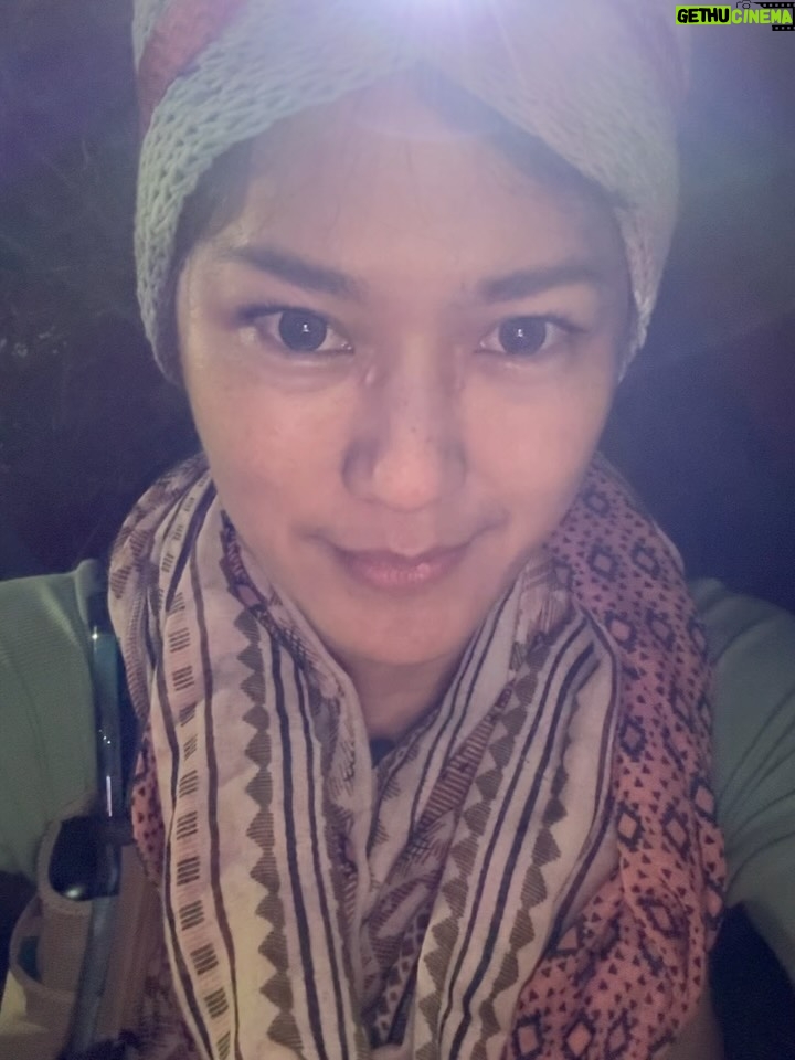 Prisia Nasution - 17.6K Likes - hijau, kusut, siang gaya, malem lemes, 
apaa hayooo? 

pia gegayaan naik gunung dari siang ketemu malem