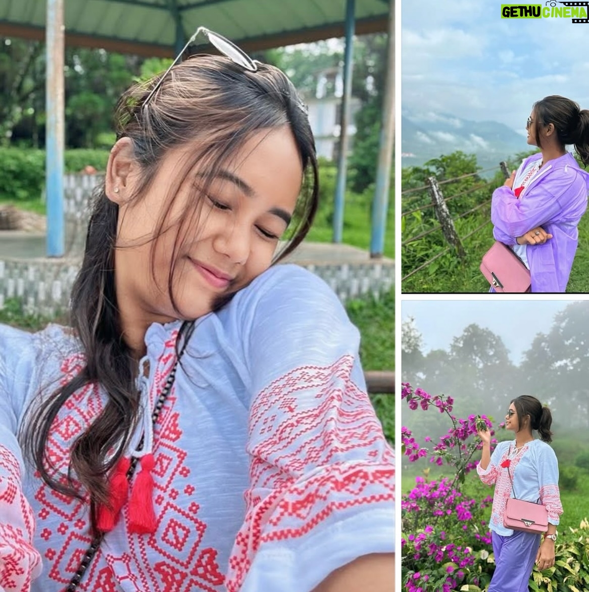 Priyanka Dutta - 13.3K Likes - This silent beauty… it’s as if the mountains call me every single day.

#পাহাড়ে_ডাকে 
#MountainsCalling 
#NatureLovers 
#Wanderlust 
#HillVibes 
#SilentBeauty 
#EscapeToNature 
#TravelDiaries 
#SerenityInTheHills 
#LostInNature