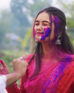 Priyanka Dutta Instagram - Our Holi ❤️
@yourrohitdutta
#holi #happyholi