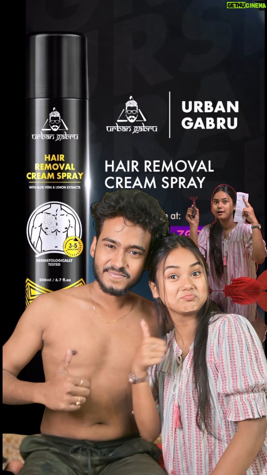 Priyanka Dutta - 366.3K Likes - Smooth and Easy 🥶
Must try : UrbanGabru Hair Removal Cream Spray
Product link in bio ✅
Special Amazon Discount Coupon -  UGHAIROFF
Available: Flipkart & Amazon
@urbangabru_official

#ad #urbangabru
#bodyhairneedsupgrade #collaboration