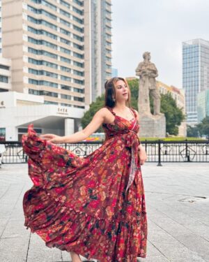 Priyanka Tyagi Instagram - Priyanka In #china 🫰🇨🇳🦋
Wearing @idaho_o