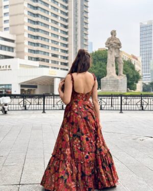 Priyanka Tyagi Instagram - Priyanka In #china 🫰🇨🇳🦋
Wearing @idaho_o