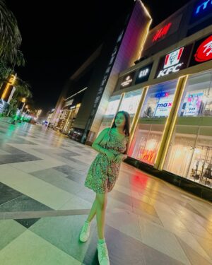 Priyanshi Pandey Instagram - Serving looks and city lights ✨ Just another night out in style 💃🌆
Click by @panday7954
#photo #style #photographer #photoshoot #fyp #explore