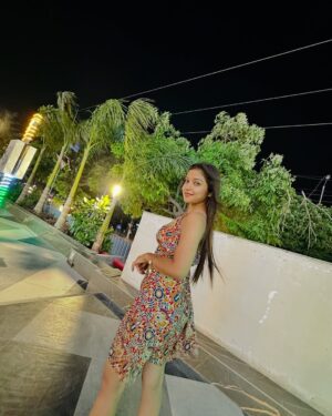 Priyanshi Pandey Instagram - Serving looks and city lights ✨ Just another night out in style 💃🌆
Click by @panday7954
#photo #style #photographer #photoshoot #fyp #explore