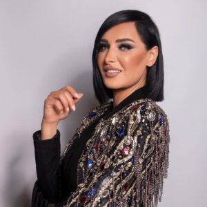Qamar Khalaf Instagram - Makeup&hairstyle: @miladhannoun
Fashion designer: @fareedaboudraah
Photo by: @ramialabsa