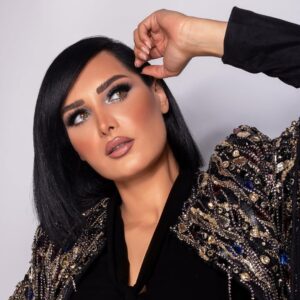 Qamar Khalaf Instagram - Makeup&hairstyle: @miladhannoun
Fashion designer: @fareedaboudraah
Photo by: @ramialabsa