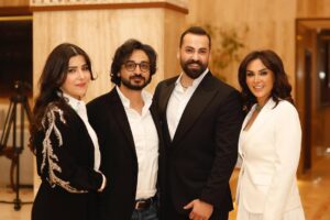 Qamar Khalaf Instagram - من حفل سحور صناع مسلسل أولاد بديعة ،،
شكراً على الدعوة اللطيفة ،من الصديقة @rasha_hisham_shurbatji
وشركة @pentalens
.
.
.
.
.
.
.
Outfit : @maison.eliomoussallem
Jewelry: @zoughaibandco | @christinezoughaib
Makeup Artist: @nermin.wazeer
Hair Stylist : @anas_albushe
Stylist: @elimchantaf
Ass.Stylist: @elianewehbee
Photo Credit: @mohammadazaatph
@shahid.vod