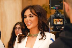 Qamar Khalaf Instagram - من حفل سحور صناع مسلسل أولاد بديعة ،،
شكراً على الدعوة اللطيفة ،من الصديقة @rasha_hisham_shurbatji
وشركة @pentalens
.
.
.
.
.
.
.
Outfit : @maison.eliomoussallem
Jewelry: @zoughaibandco | @christinezoughaib
Makeup Artist: @nermin.wazeer
Hair Stylist : @anas_albushe
Stylist: @elimchantaf
Ass.Stylist: @elianewehbee
Photo Credit: @mohammadazaatph
@shahid.vod
