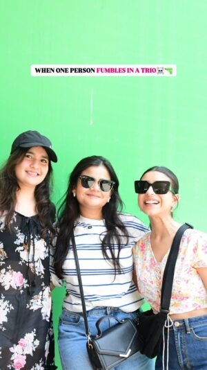 Radhika Guglani Instagram - Ferpumee!😝 Who fumbles the most in your gang?🤣
.
.
.
.
#trio #girlsgirl #femalefriendship #roast #funn #happyday #goodvibes #friendshipgoals