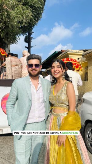 Radhika Guglani Instagram - Don’t miss the end!🤣🤭
.
.
.
.
#relationship #anime #greenflag #nontoxic #shaadi #weddingreelideas #boyfriend #girlfriend