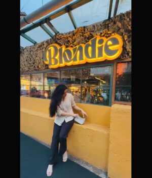 Rajshree sharma Instagram - Baddie at Blondie!!
Yuck😝