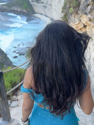 Rajvee Gandhi Instagram - A day about endless blues 🌊🩵
Outfit @tebho.in