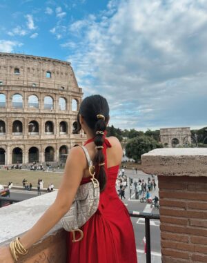 Rajvee Gandhi Instagram - Rome stole a pizza my heart.ā¤ļø
Last post: is he in love w me?šāāļø