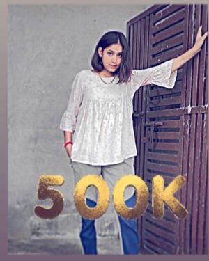 Rakhi Singh Instagram - thank you so much guys for 500k ❤️🙏