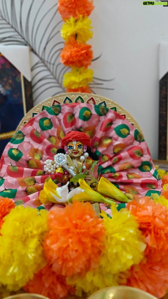 Raksha Upadhyay - 3 Likes - 🌸✨ **“Kya aapko bhi lagta hai ki jab hum Kanha ji ko sajate hain, tab dil automatically peaceful ho jata hai? 💛
Unke liye har chhoti chhoti cheez taiyaar karna ek alag sukoon deta hai… jaise hum unke Vrindavan wale sansaar ka ek hissa ban gaye ho.
Laddu Gopal ko sajate hue lagta hai ki har phool mein unki muskaan hai, har kapde mein unka pyaar, aur har chhoti si shringar cheez mein unka aashirvaad. 🙏

Dekho, bhakti koi sirf ritual nahi hai – bhakti ek emotion hai. Jo dil se hoti hai, bina kisi expectation ke.
Aur jab hum unke liye itna pyaar se sajawat karte hain, toh woh positive energy hamare ghar ko roshan kar deti hai. ✨

Aap bhi feel karte ho na yeh divine connection? 💫
Toh bas comments mein likho “Jai Shree Krishna” aur mujhe batao – Kanha ji ka kaunsa roop aapke dil ke sabse kareeb hai?
Mujhe yeh bhi batao – Aap unko kaise sajate ho? Kis color mein unko dekhna pasand karte ho? 🌿

📿 Kyunki believe me, Kanahiya ke bina life adhoori hai, aur unki muskaan se badi positivity koi nahi.
Jo unko yaad karta hai, unki seva karta hai, woh kabhi akela nahi hota. ❤️

👉 Double tap agar aapko bhi apne Laddu Gopal ki seva karna pasand hai!
💬 Comment karo apne favorite Krishna naam – Gopal, Govind, Keshav ya Nandlal?
📥 Save this reel jab bhi bhakti vibes feel karni ho.
🔗 Share karo apne un doston ke saath jo Krishna bhakti karte hain.
Aur haan, agar aap bhi har festival par unke roop sajate ho, toh mujhe tag karna na bhoolna! 💕

🌸 Feel the divinity, spread the positivity. Radhe Radhe!”

🔥 
#RadheRadhe #JaiShreeKrishna #KrishnaBhakti #LadduGopalSeva #RadhaKrishnaPrem #SpiritualJourney #BhaktiKiShakti #RadhaKrishnaLove #KanhaJi #DivineVibes #VrindavanVibes #KrishnaPrem #BhaktiMovement #RadheKrishnaBhakti #PositiveVibes #KrishnaConsciousness #RadhaKrishnaBhakti