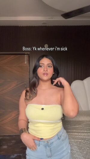 Rashika Dobriyal Instagram - Advices you shouldnāt recommend š
.
.
.
.
.
#reelsinstagram #reels #explore #darkhumor #explorepage #reelitfeelit #boss #employee
