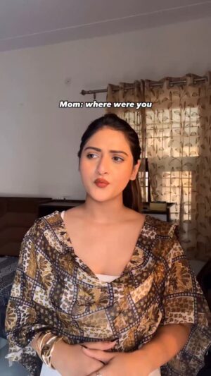 Rashika Dobriyal Instagram - Moms are born savage š
.
.
.
.
.
.
.
#reelsinstagram #reels #explore #darkhumor #explorepage #reelitfeelit #mom