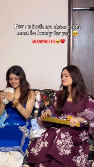 Rashika Sachdeva Instagram - Happy rakshabandhan to all the elder sisters🥹♥️
@navyasachdevaa_ ♥️😘