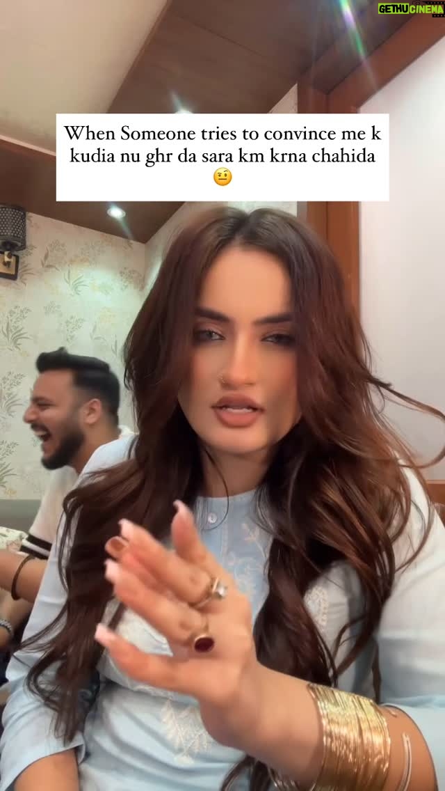 Rashika Sachdeva - 59K Likes - Share ♥️😂 @rashika_sachdeva 
.
.
.
.
#trending #punjabi #reelitfeelit #song #punjabisong #funny #funnymemes