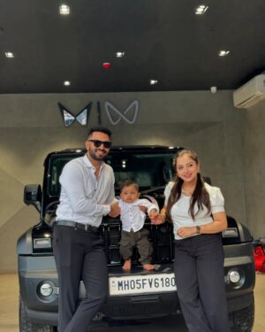 Rashmitha Poojary Instagram - Welcome to the family ❤️ (Thar Roxx ) ❤️
#couplegoals #vjpawankirashmi #vjpawansingh #rashmithapoojary #maanvishkiduniya #tharroxx #4x4 #mahindra #tharroxx4x4