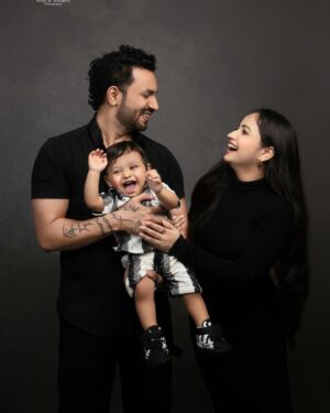 Rashmitha Poojary Instagram - Just two days to goooo ❤️ Watching you grow has been our greatest adventure❤️ We love you more than words can say ❤️🧿🌎
Photography by - @anish_sonakshi.photography