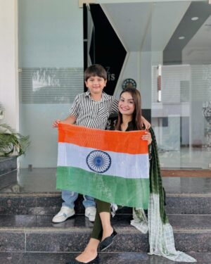 Razika Instagram - Proud to be an Indian 🇮🇳🤍
.
.
#happyindependenceday #15thaugust #its_razika #indian