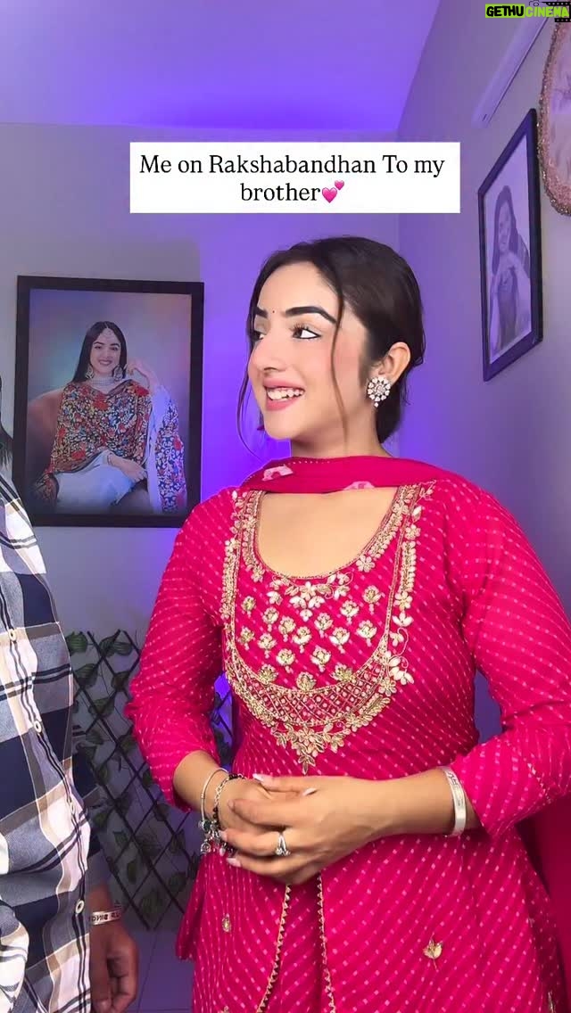 Rhythempreet Kaur - 8.1K Likes - wait for the end 🤣Mere nal video nhi bnaa reha c fr random hi hogya eh🤣🤣🤣 @iamrhythem 
Suit from : @zeyaandzari