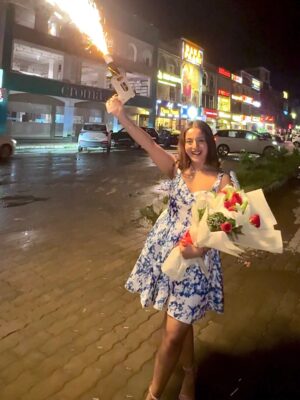 Rhythempreet Kaur Instagram - Grateful for all the love, wishes & blessings on my special day 🥰✨
❤️binna roye toh birthday complete hi nhi hota😂 woh bhi jisne kiya uska bhi thank u @iamrhythem @realrhythem