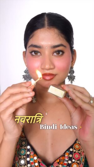 Ria Amin Instagram - #TyoharSangRia 8/20 Navratri Bindi Ideas 🪷