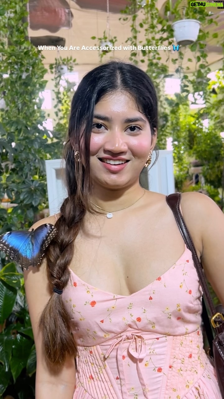 Ria Amin - 1.9 Million Likes - This place looks like an AI-generated 🦋

📍Dubai Butterfly Garden 

Dress - @leaclothingco