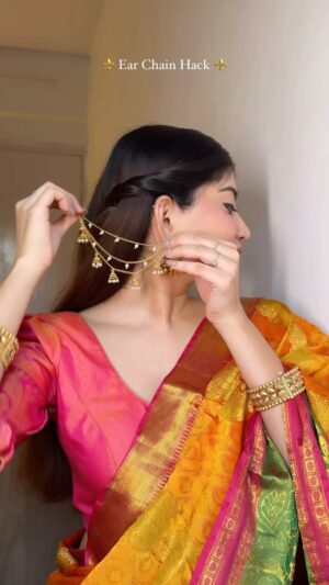 Ria Amin Instagram - Hairstyle using Earchain