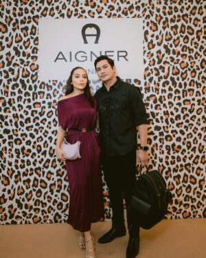 Riena Diana Instagram - @aignermunich w them 💙
